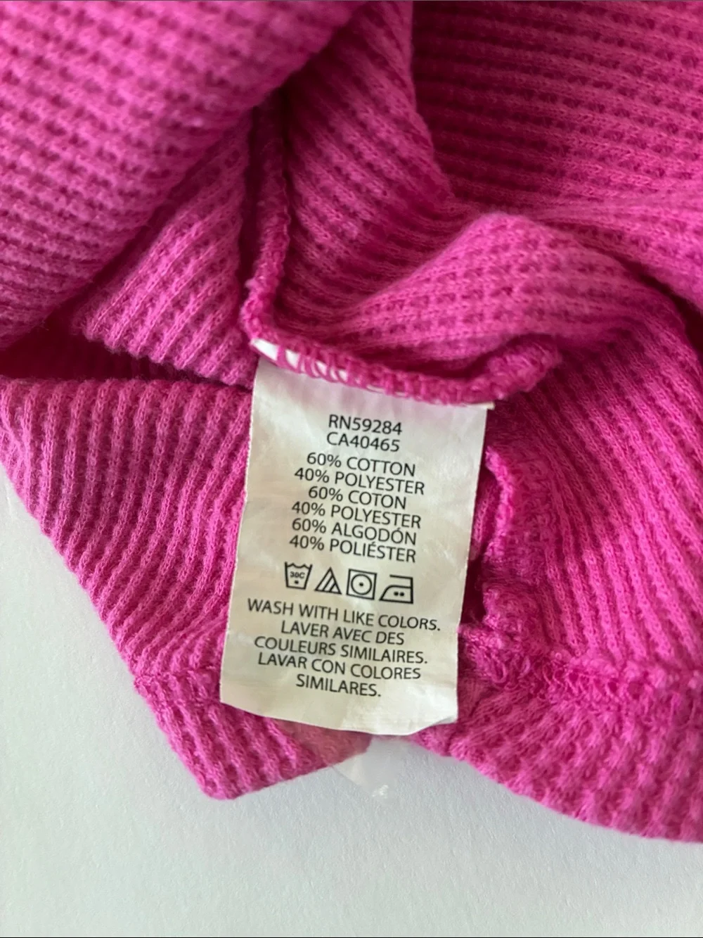 The Children's Place Pink Waffle-Knit Long-Sleeve Dress-4T